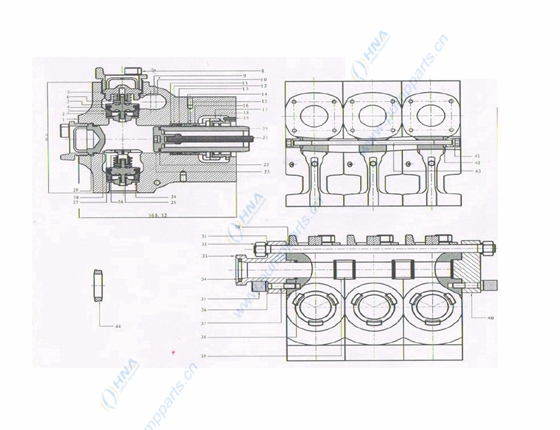 HNA 400-HT 柱塞泵液力端配件清单