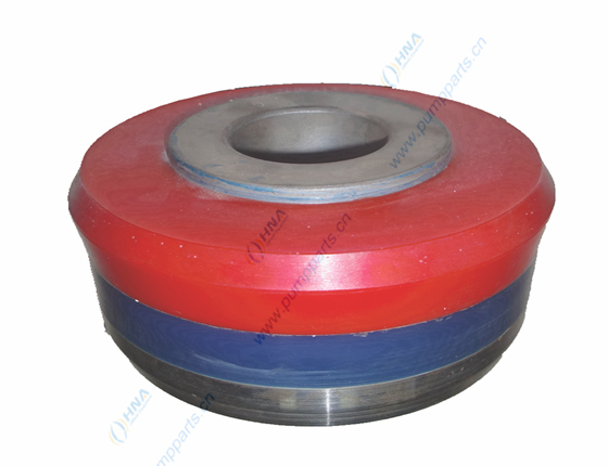 牛鼻型低摩阻耐高温耐高压硫化一体式双硬度聚氨酯活塞 - Slip Seal Dual Red